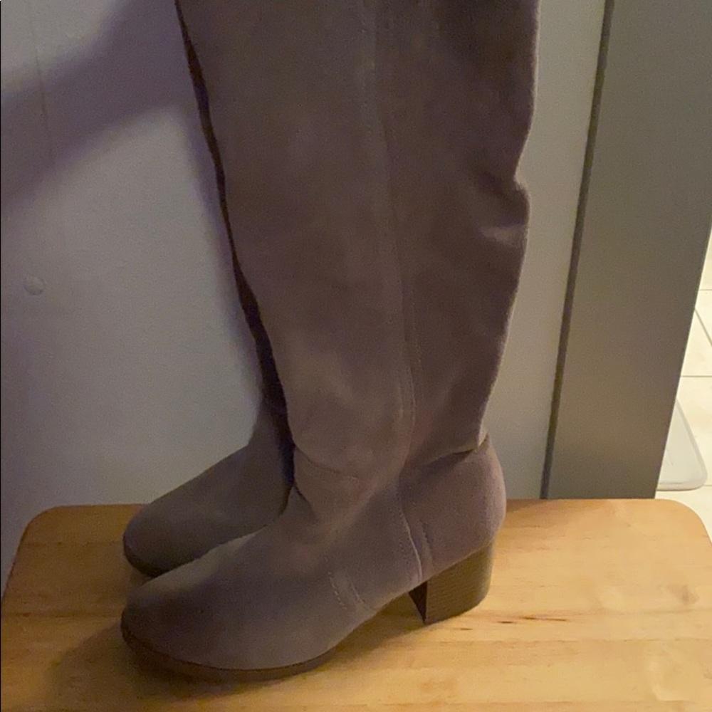 Suede boots!